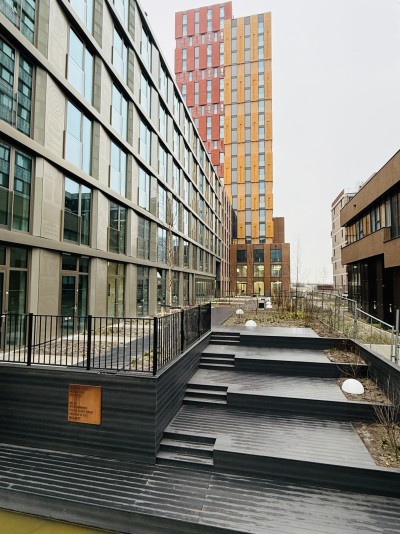 Aanleg vlondertuin Sluisbuurt Amsterdam